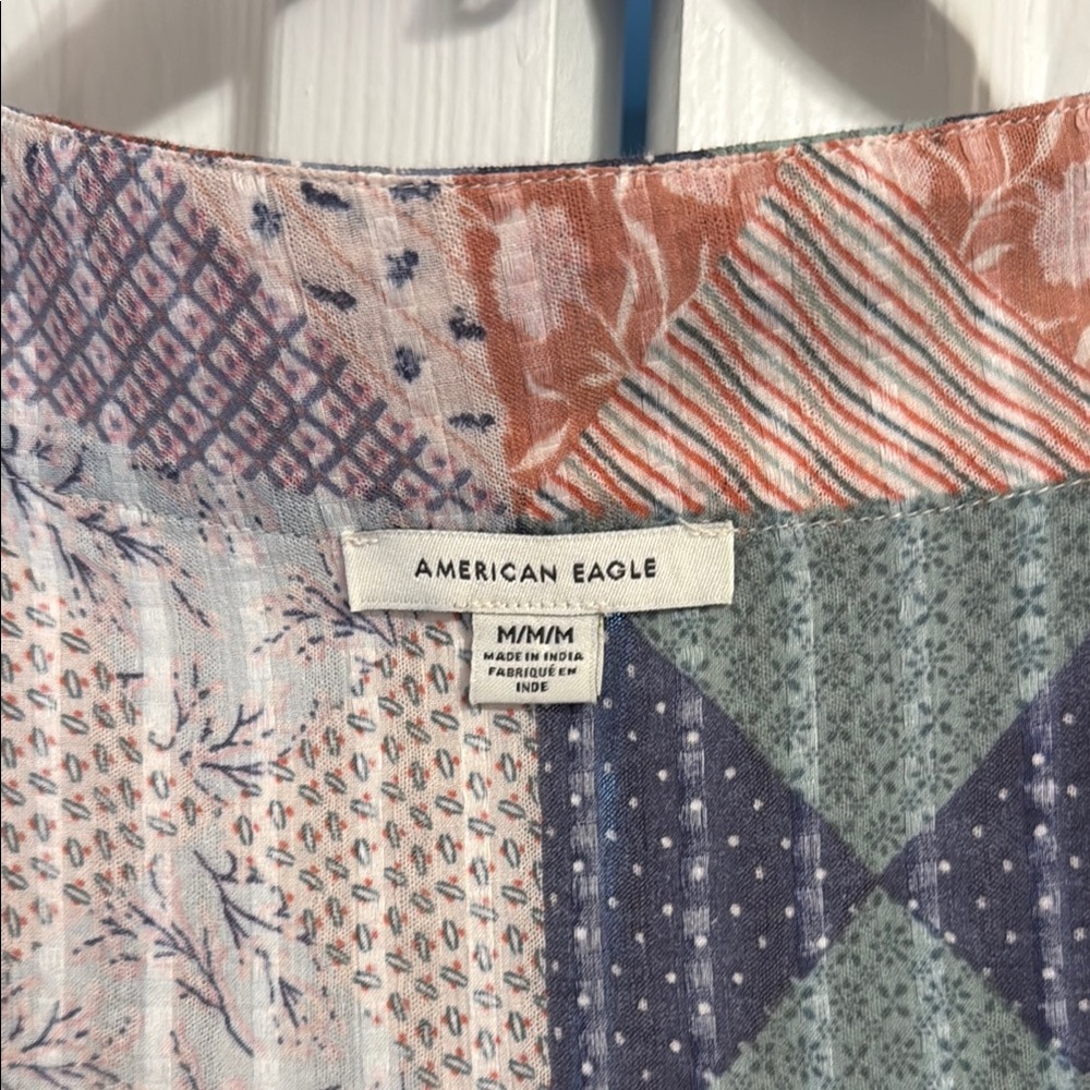 Patchwork Long Sleeve Top - image 4